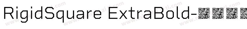 RigidSquare ExtraBold字体转换